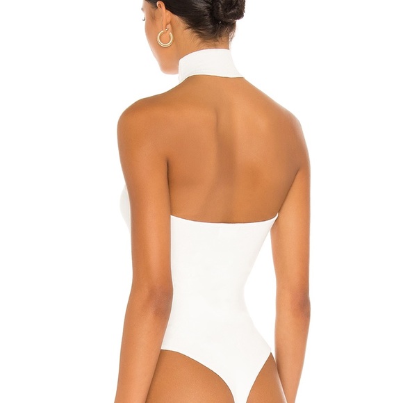 Kallie Halter White Bodysuit - Picture 4 of 10